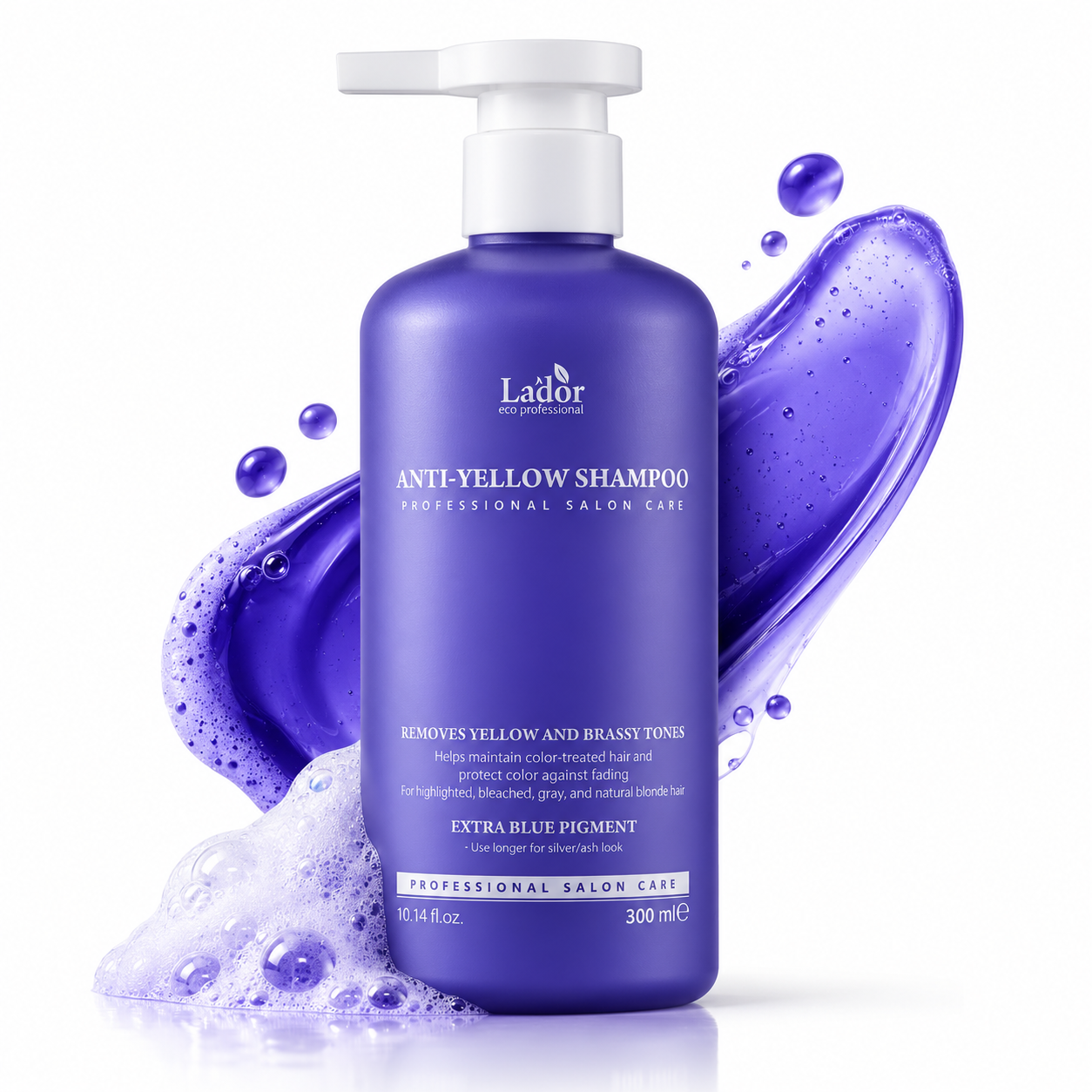 Purple Anti-Yellow Shampoo with Bubble Splash